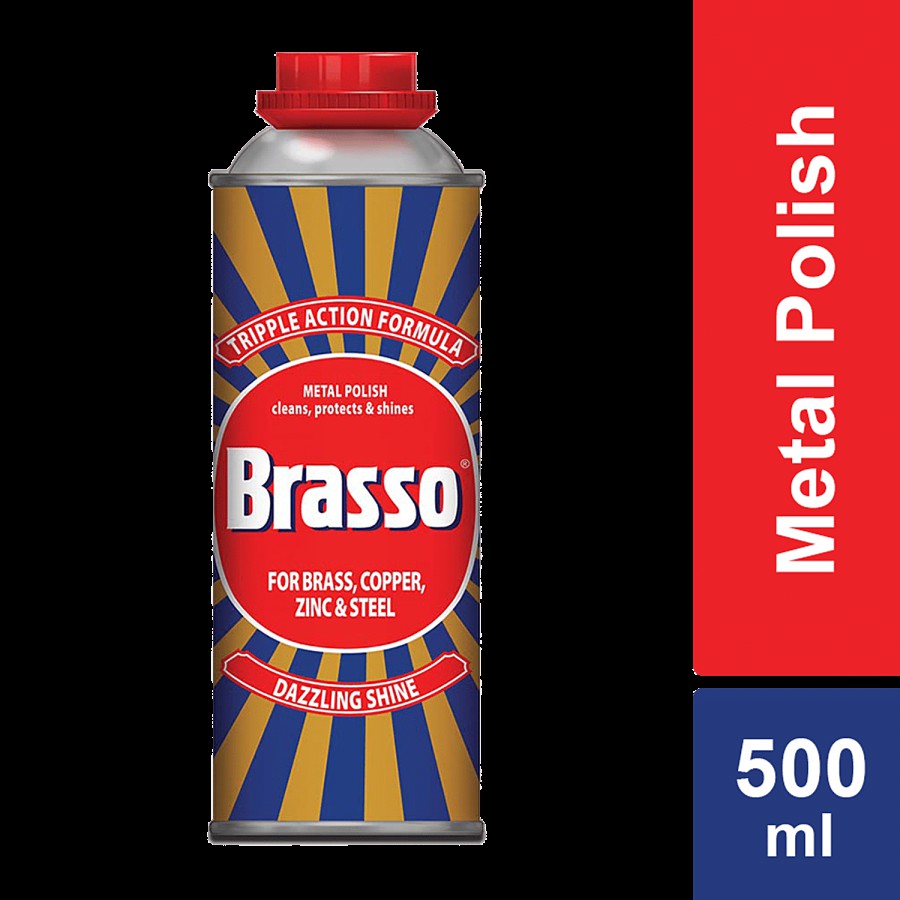 Brasso Metal Polish Liquid - Cleans