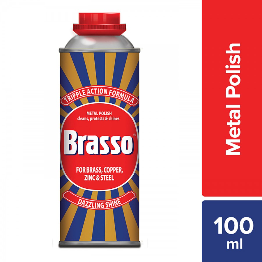 Brasso Metal Polish Triple Action Formula