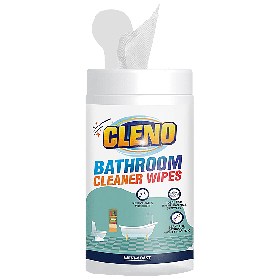 Cleno Bathroom Cleaner Wet Wipes - For Showers