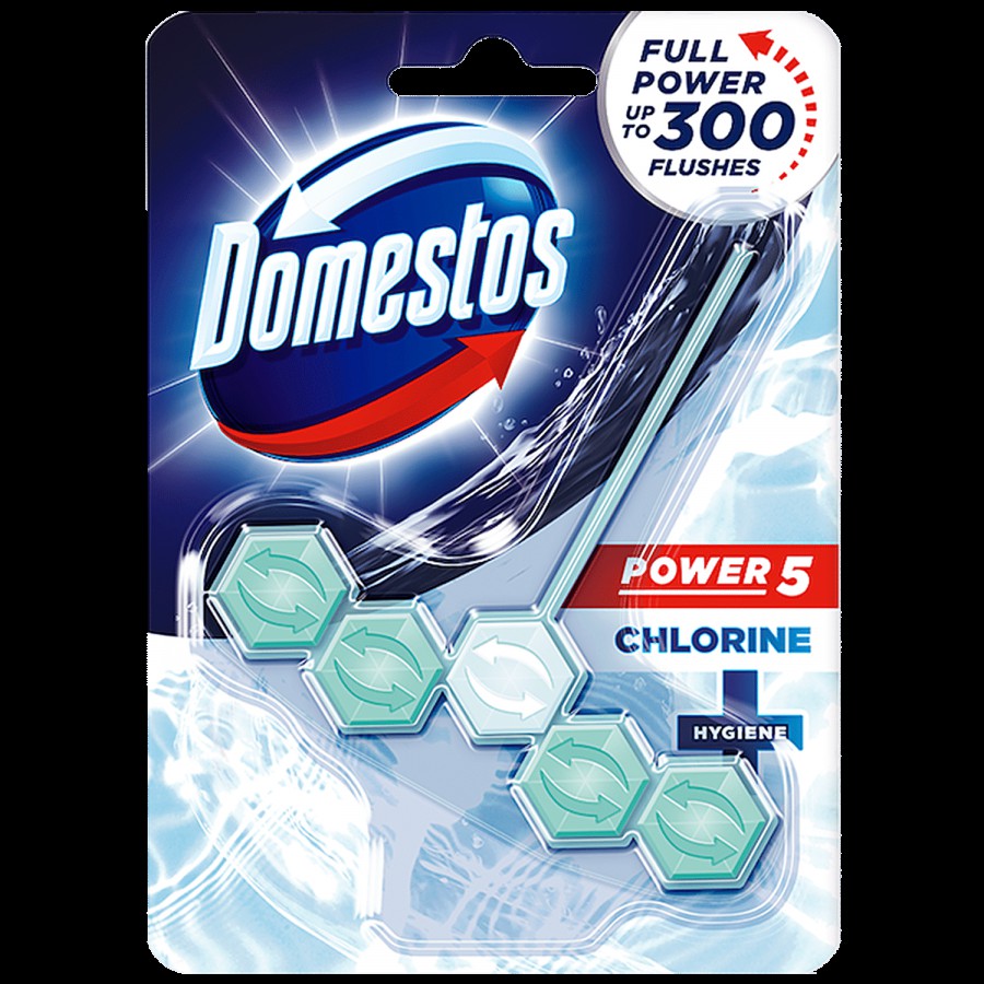 Domestos Chlorine Toilet Rim Block with Long Lasting Fragrance