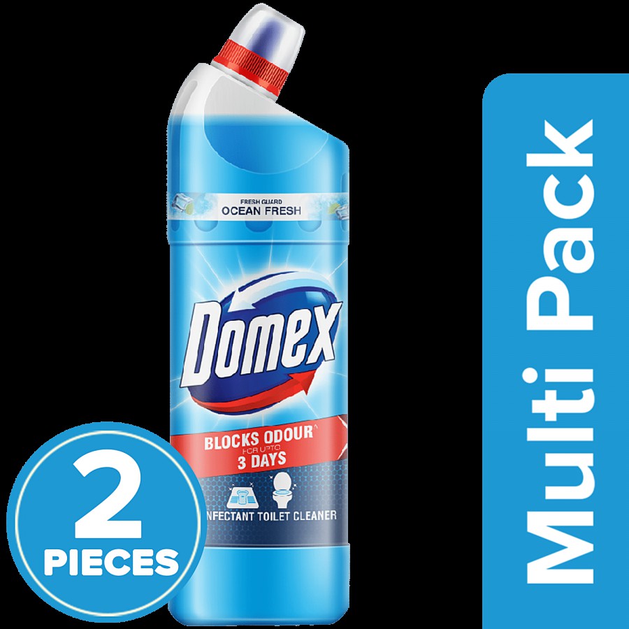 Domex Fresh Guard Disinfectant Toilet Cleaner Liquid - Ocean Fresh