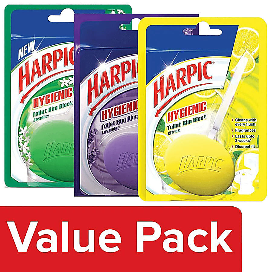 Harpic Hygienic Toilet Cleaner Rim Block