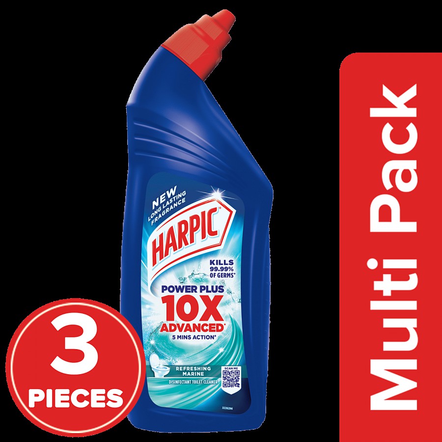 Harpic Disinfectant Toilet Cleaner Liquid - Marine