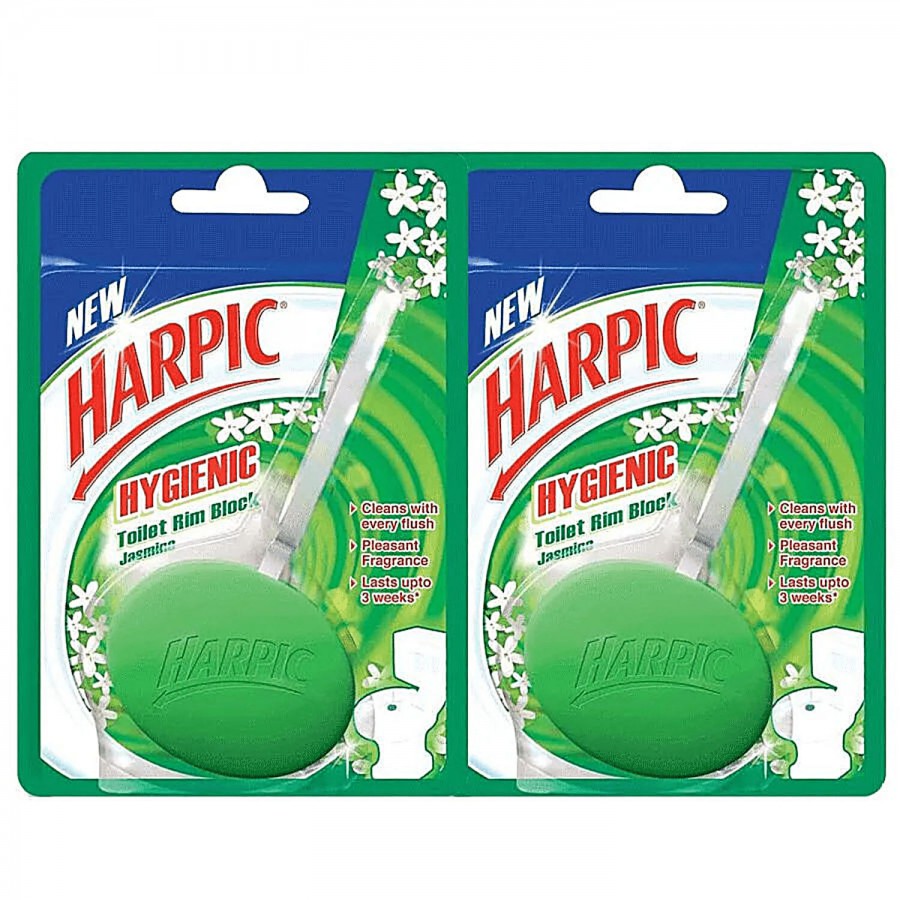 Harpic Hygienic Toilet Cleaner Rim Block - Jasmine