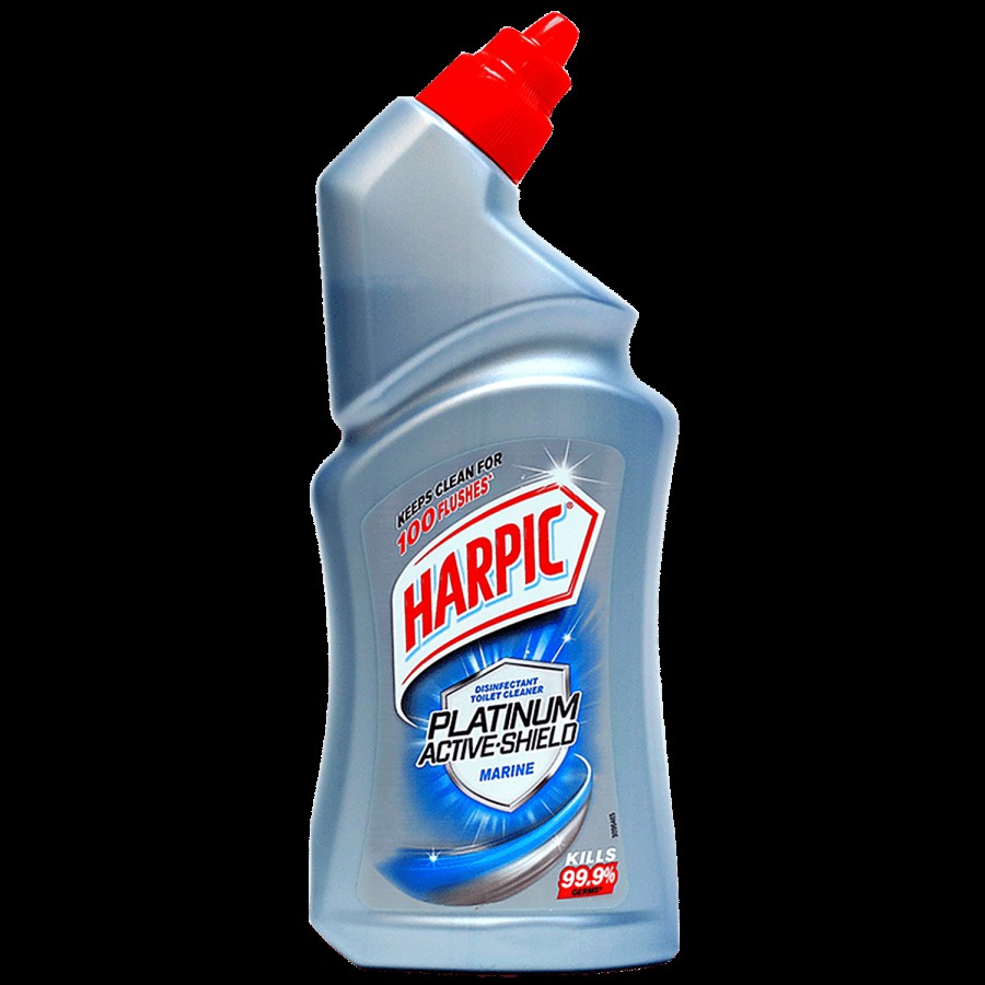 Harpic Platinum Active-Shield Disinfectant Toilet Cleaner Liquid