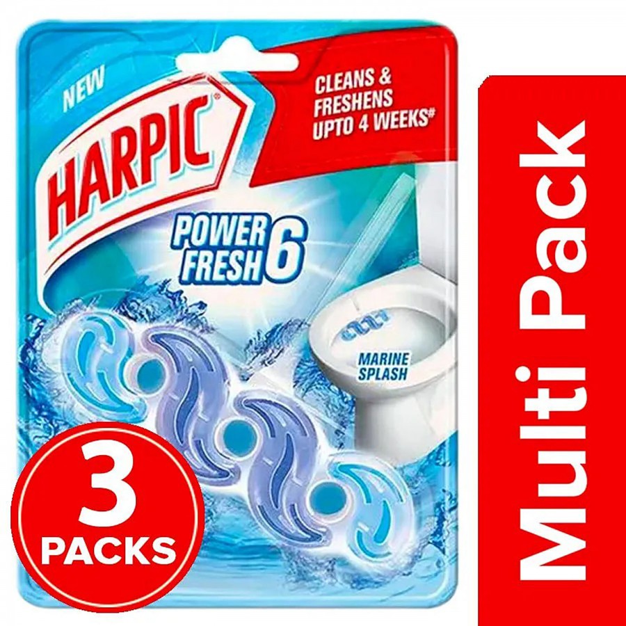 Harpic Power Fresh 6 Toilet Cleaner Rim Block