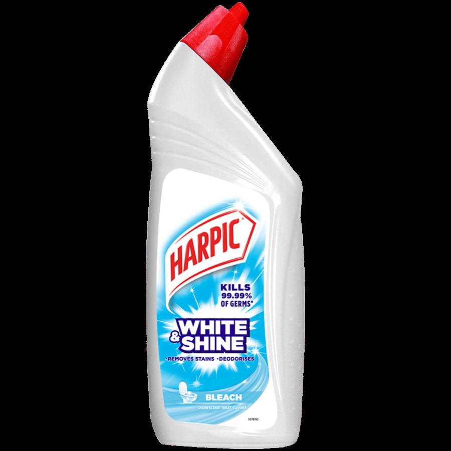 Harpic White & Shine Disinfectant Toilet Cleaner - Liquid Bleach