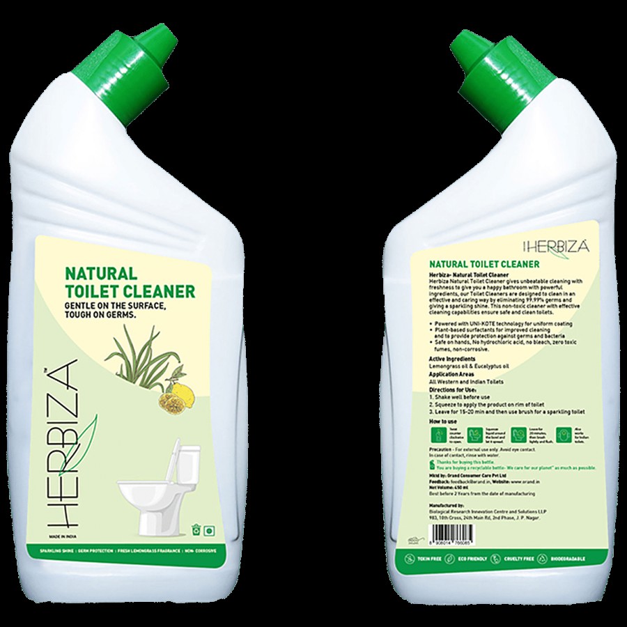 Herbiza Natural Toilet Cleaner - Tough On Germs