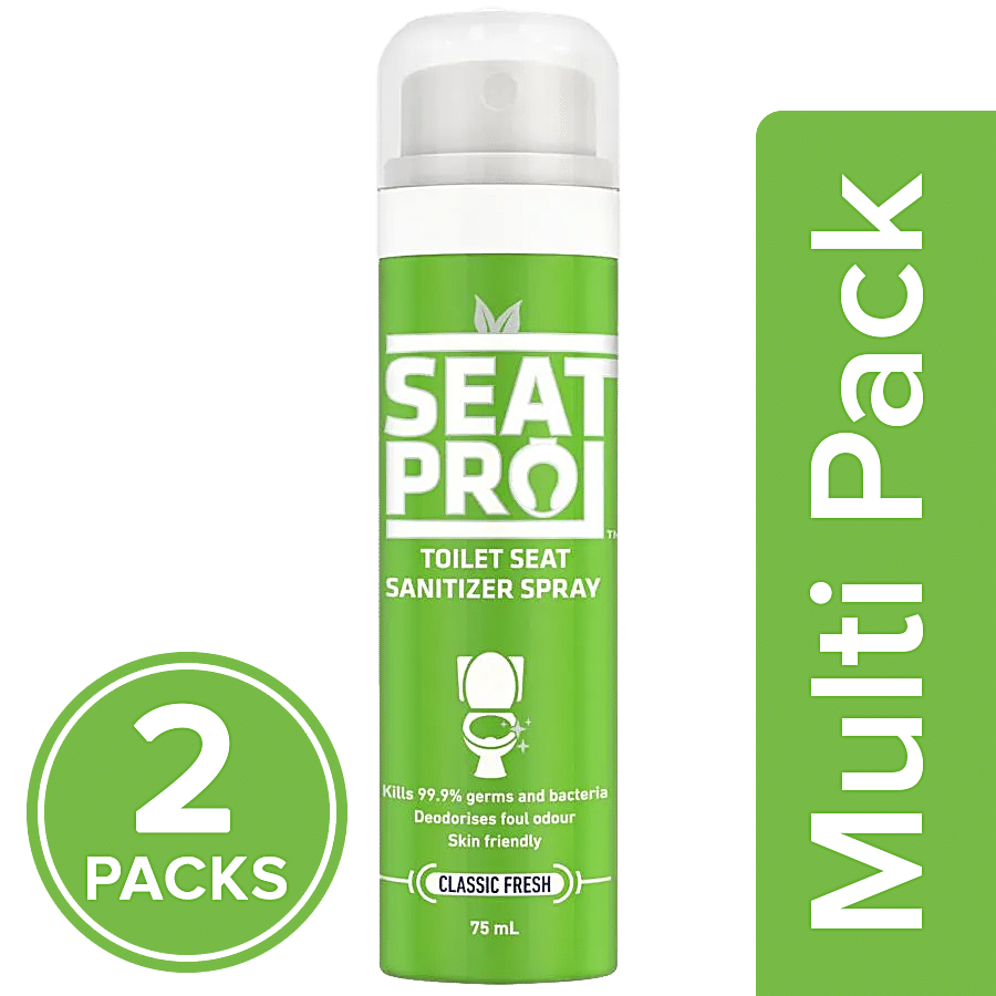 SEAT PRO Toilet Seat Sanitizer Spray - Classic Fresh