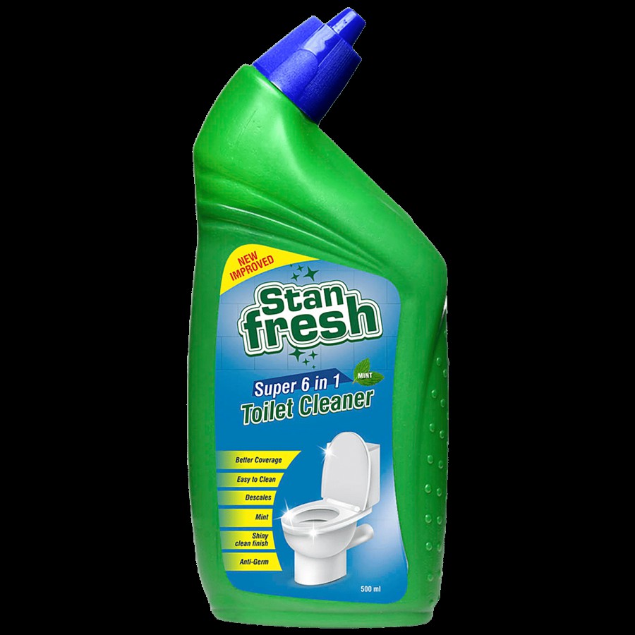 Stanfresh Super 6 In 1 Toilet Cleaner - Kills 99.9% Germs