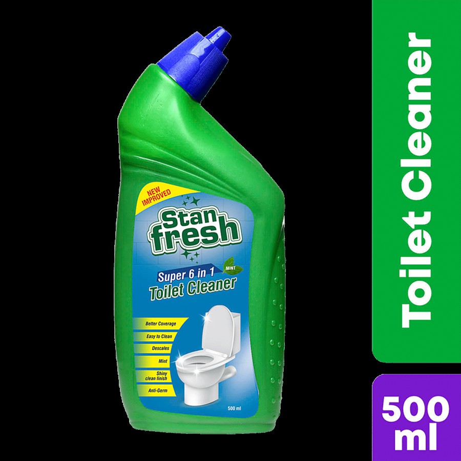 Stanfresh Super 6 In 1 Toilet Cleaner - Kills 99.9% Germs