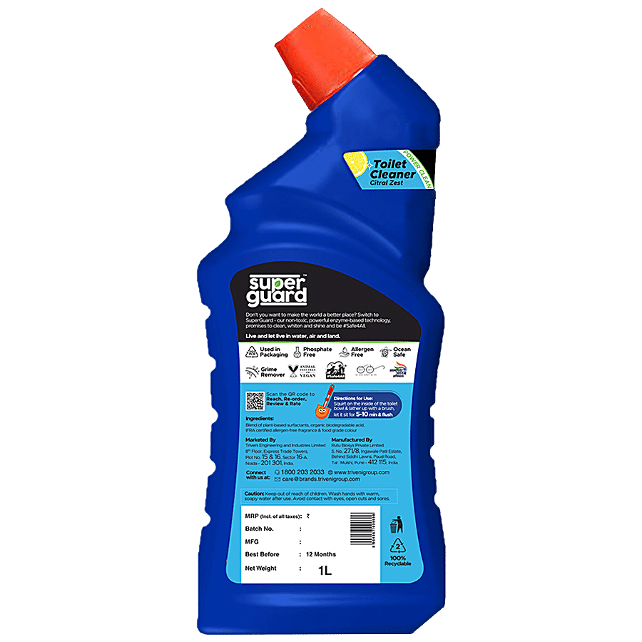 Super guard Toilet Cleaner - Skin Safe