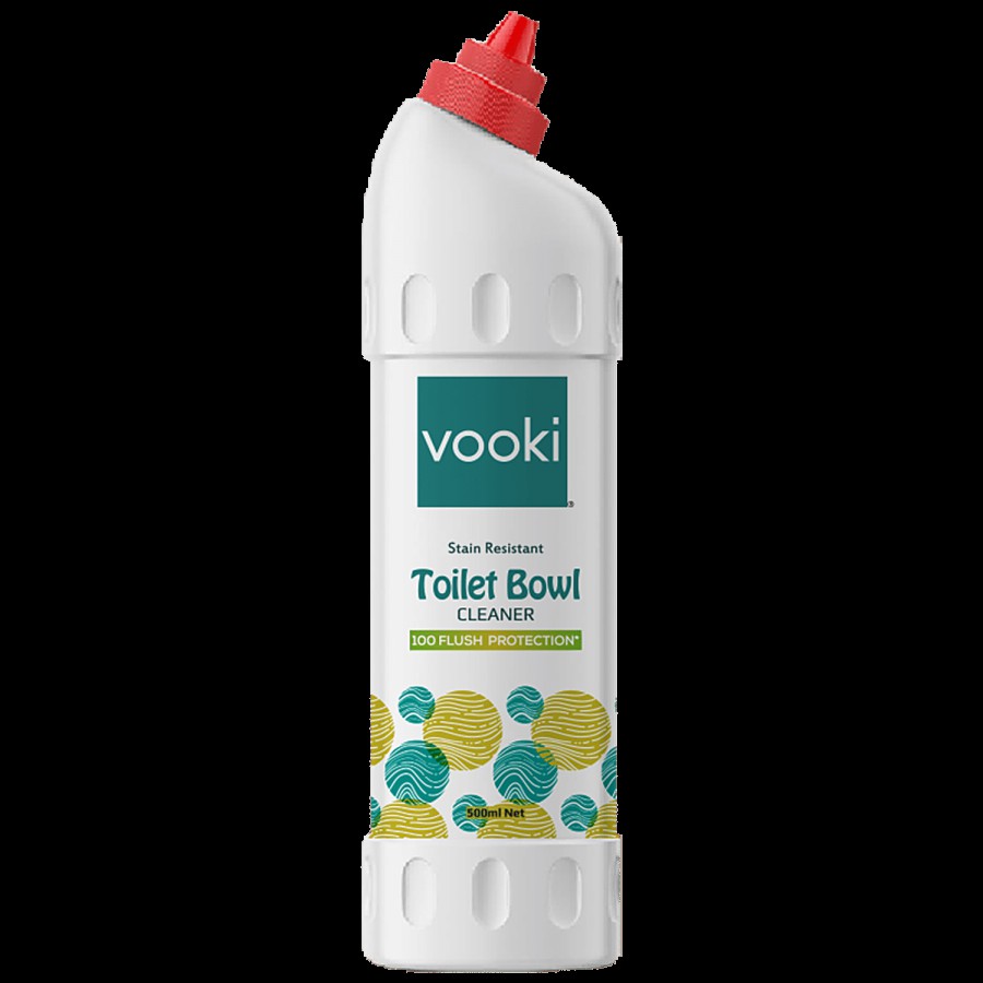 Vooki Toilet Bowl Cleaner - 100% Flush Protection