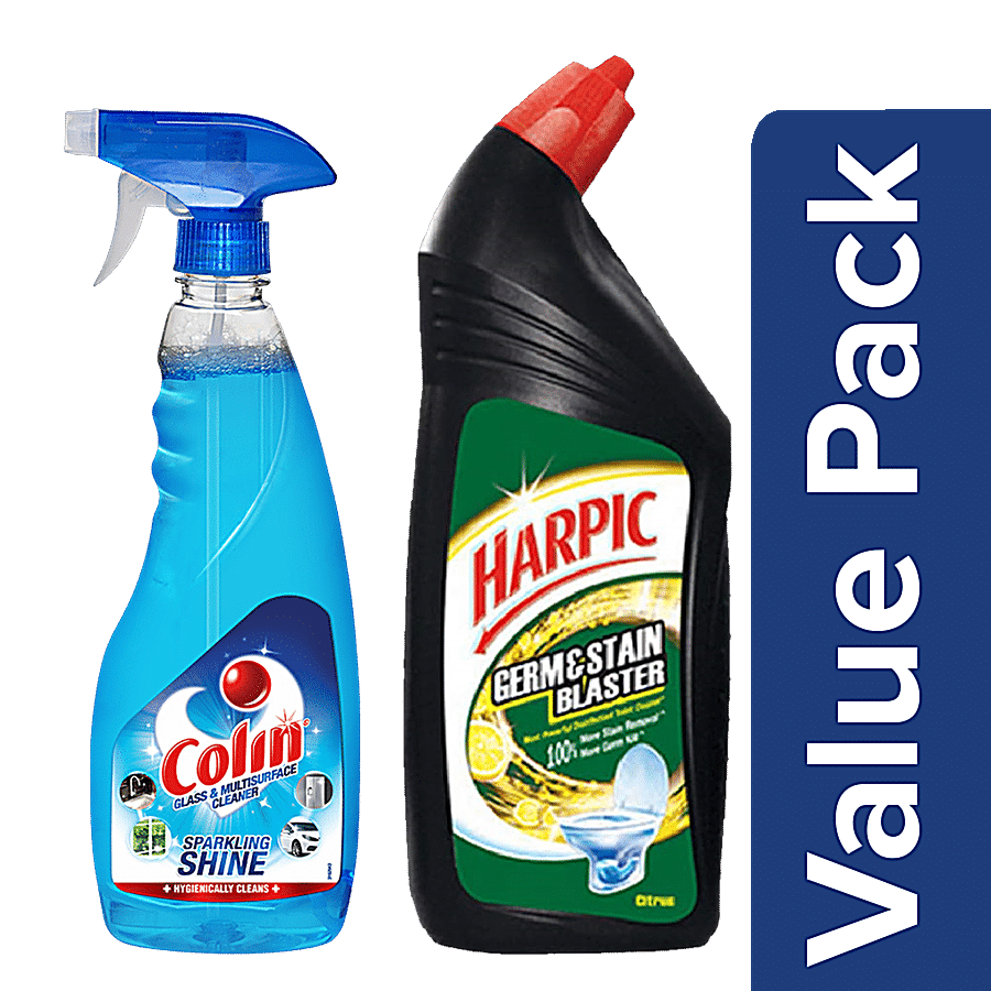 bb Combo Harpic Germ & Stain Blaster Disinfectant Toilet Cleaner Liquid