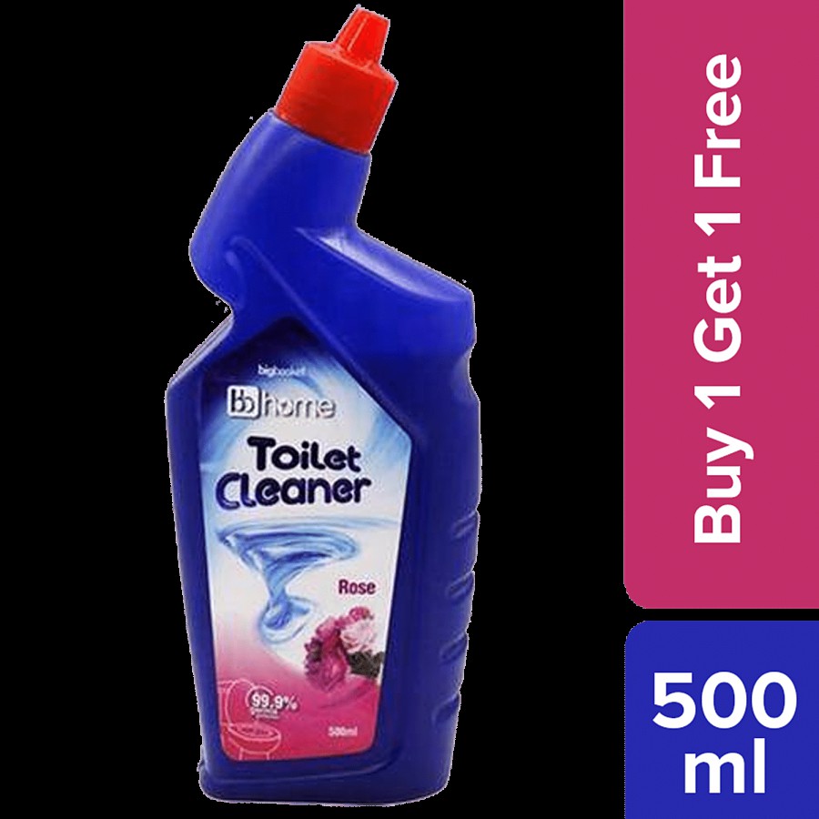 bb home Disinfectant Toilet Cleaner - Rose - Kills 99.9% Germs