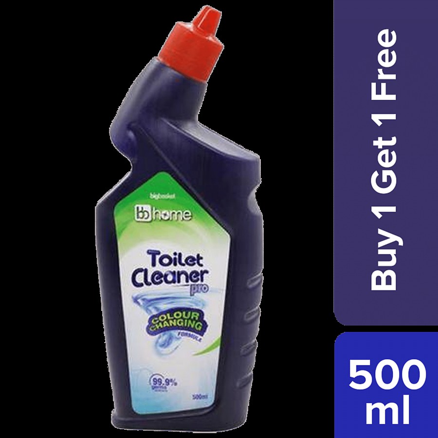 bb home Disinfectant Toilet Cleaner Pro - Colour Changing Formula - Kills 99.9% germs