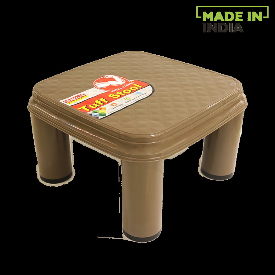 Ratan Plastic 110 Tuff Stool Brown