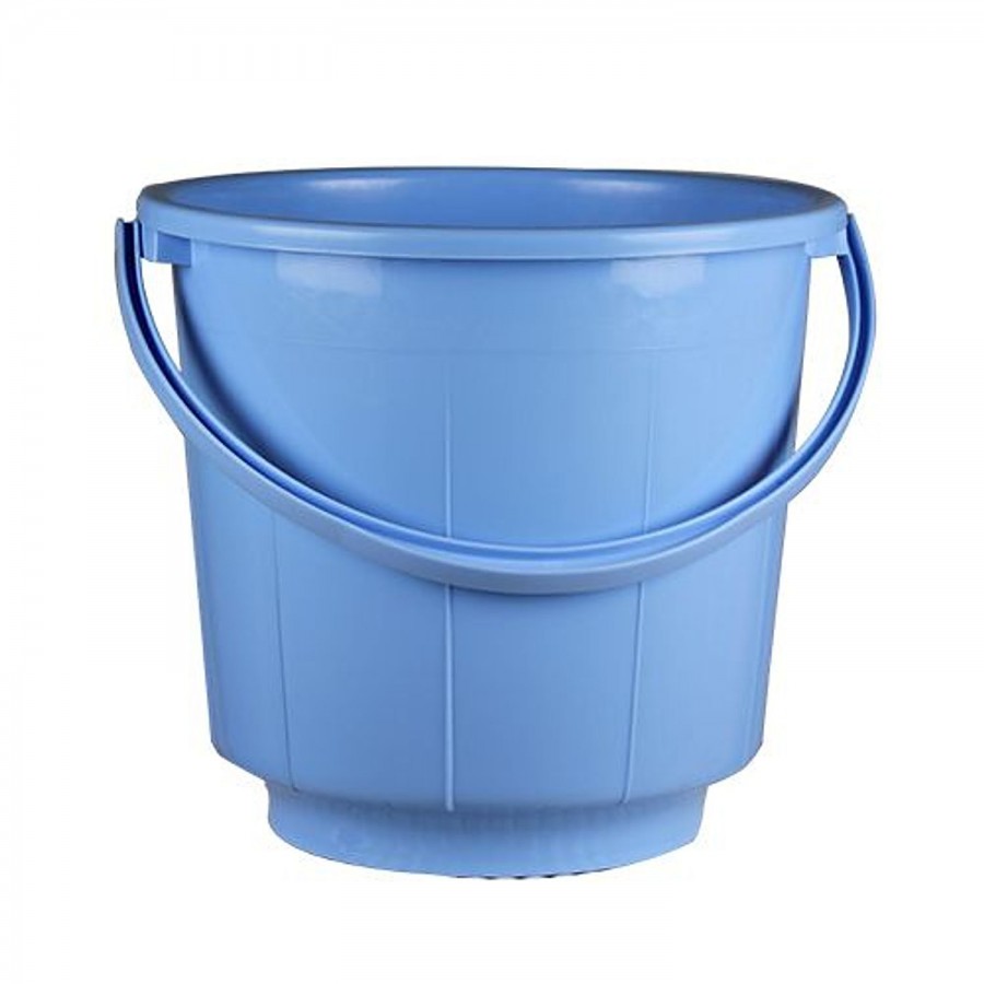 All Time All Time plastic Strip Bucket With Plastic Handle - Blue