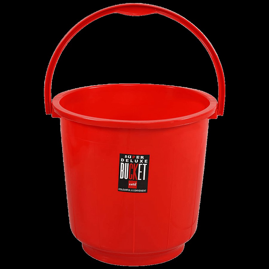 Cello Plastic Super Bucket - Red