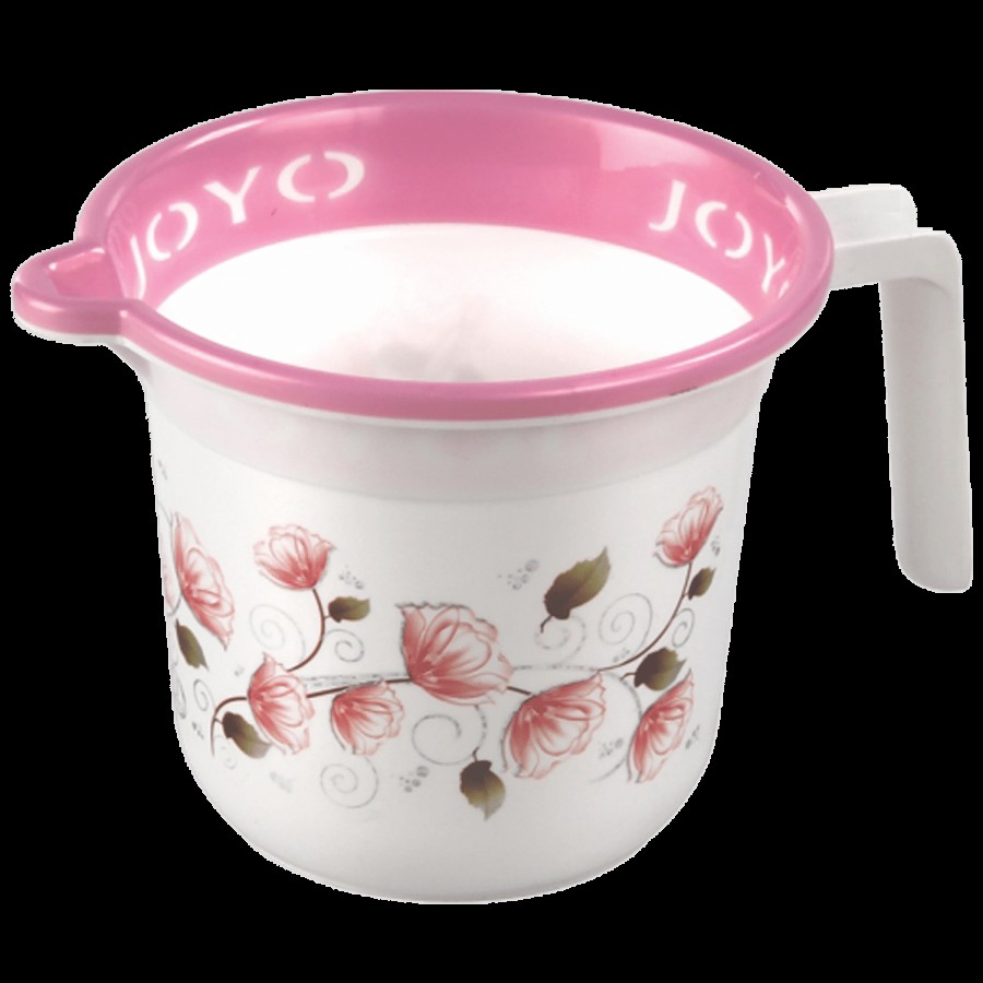 JOYO Better Home Printed Plastic Bathroom Mug - Pink