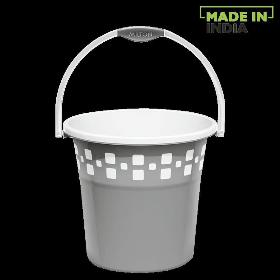 Milton Mozaic Plastic Bucket - Grey