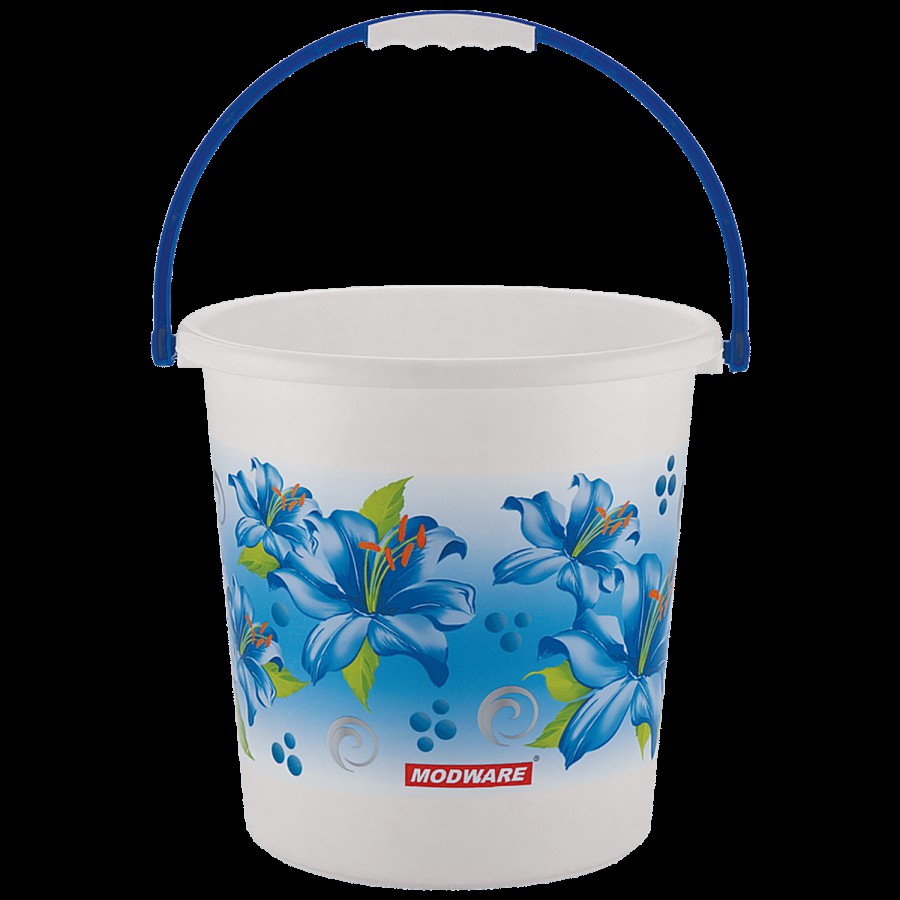 Modware Keny Printed Bucket - Blue