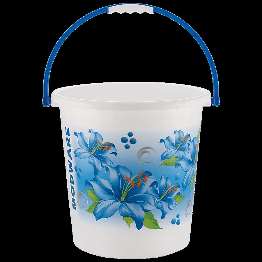 Modware Keny Printed Bucket - Blue