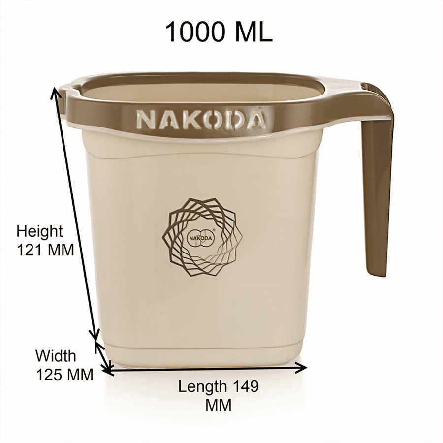 Nakoda Designer Bathroom Mug - Square Cream Nexon