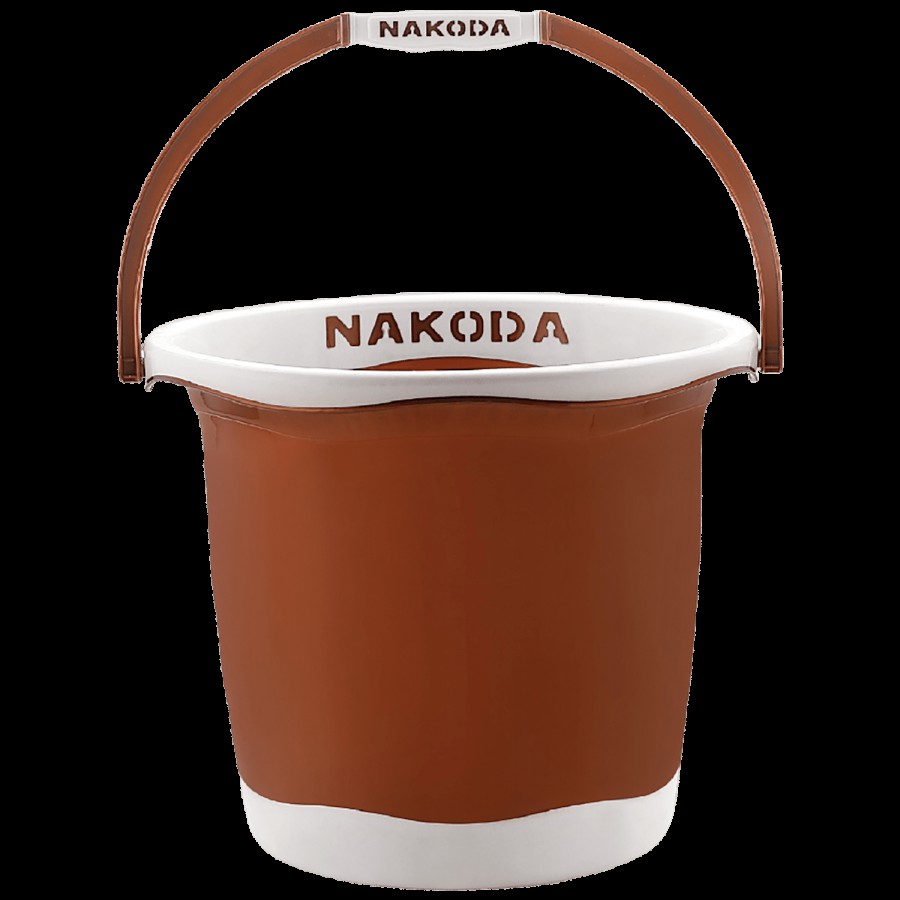 Nakoda Pixel Plastic Designer Bucket - Assorted Colour