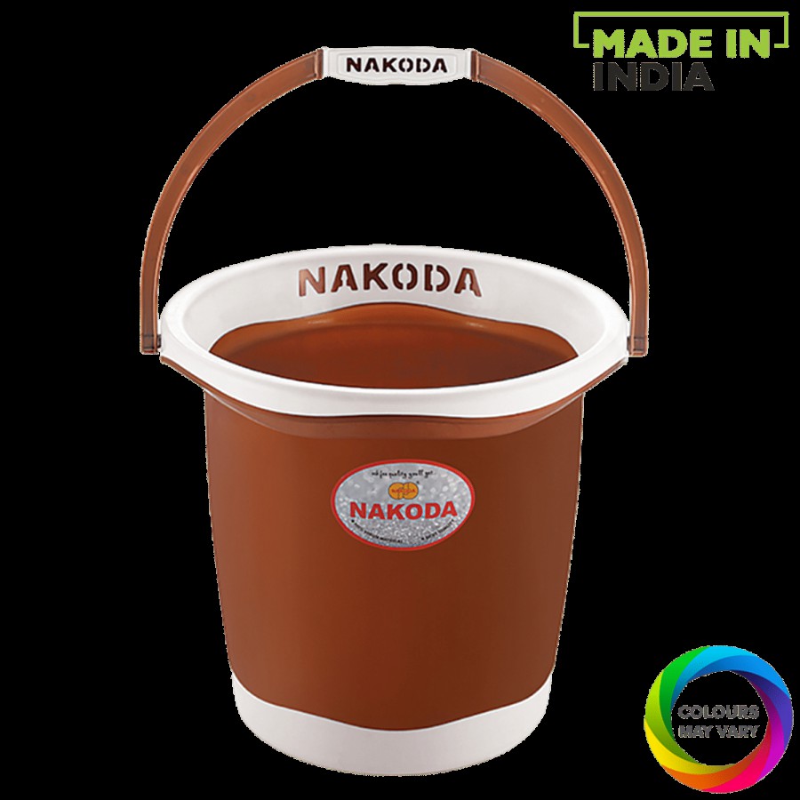 Nakoda Pixel Plastic Designer Bucket - Assorted Colour