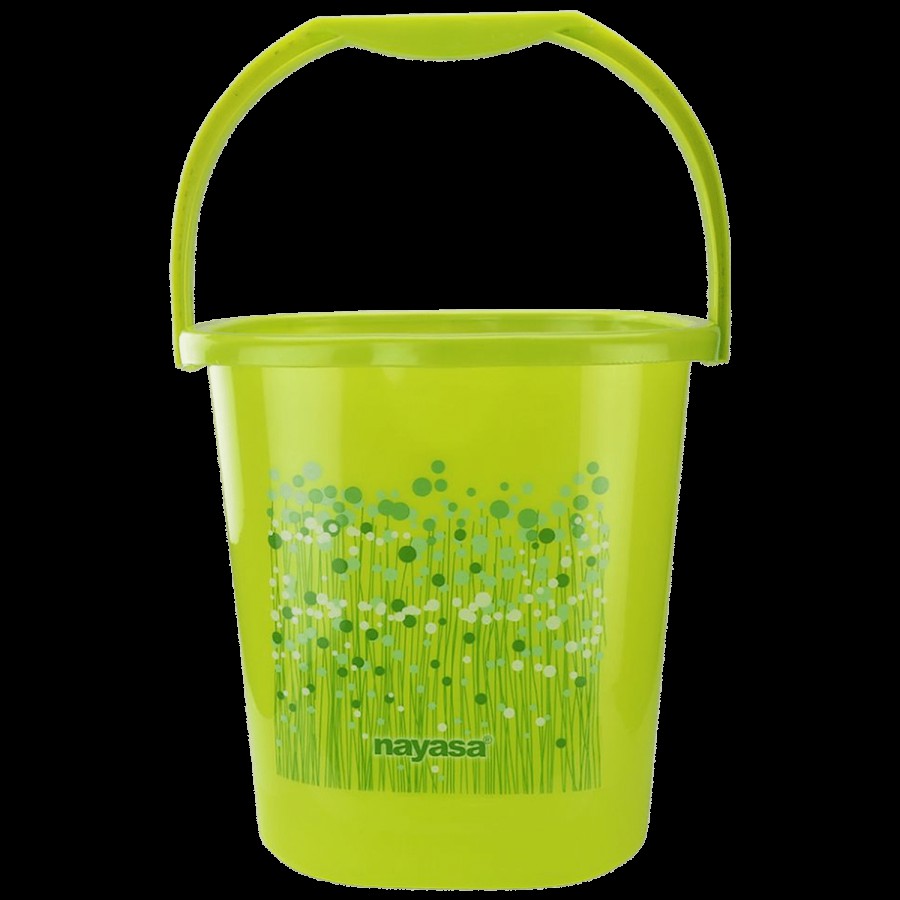 Nayasa Funk Square Ring Bucket With Handle No. 20 - Green