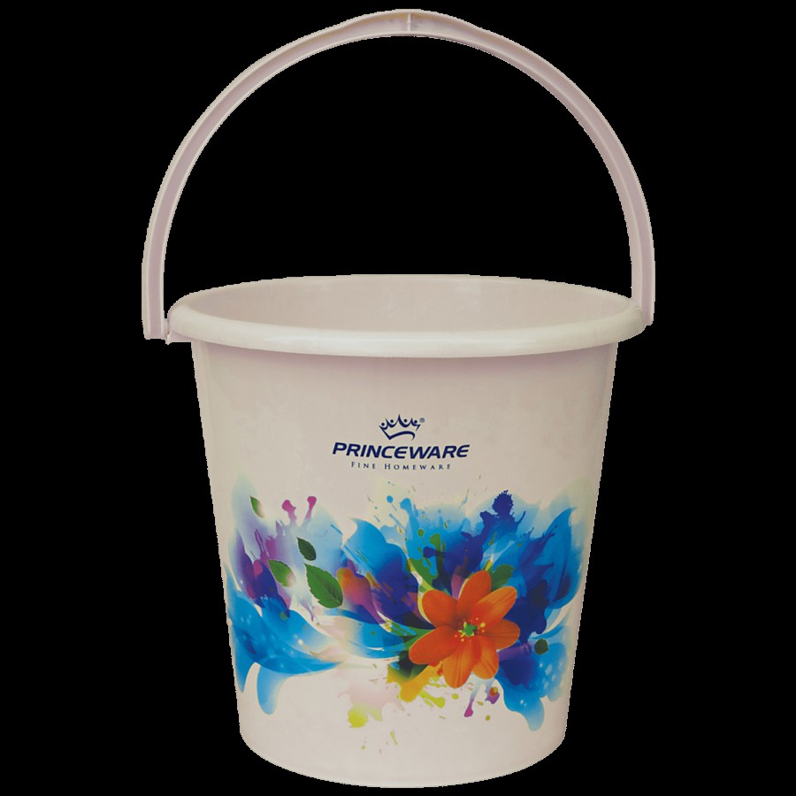 Princeware Super Deluxe Plastic Bucket- For Bathing/Cleaning