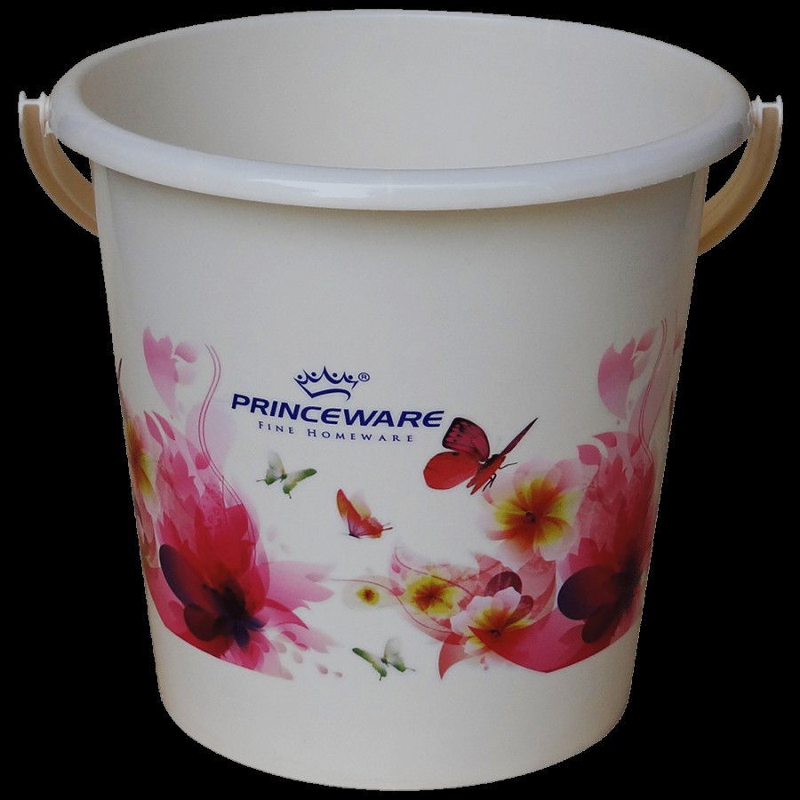 Princeware Super Deluxe Plastic Bucket- For Bathing/Cleaning