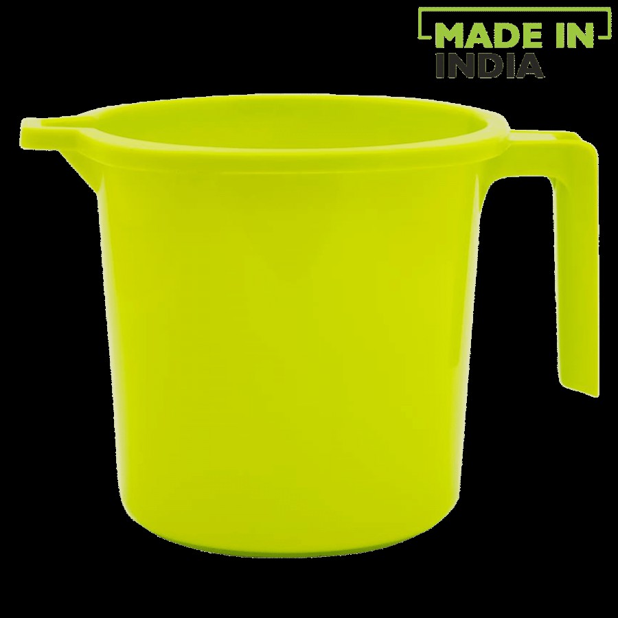 bb home Premium Plastic Bathing Mug - Sturdy & Durable