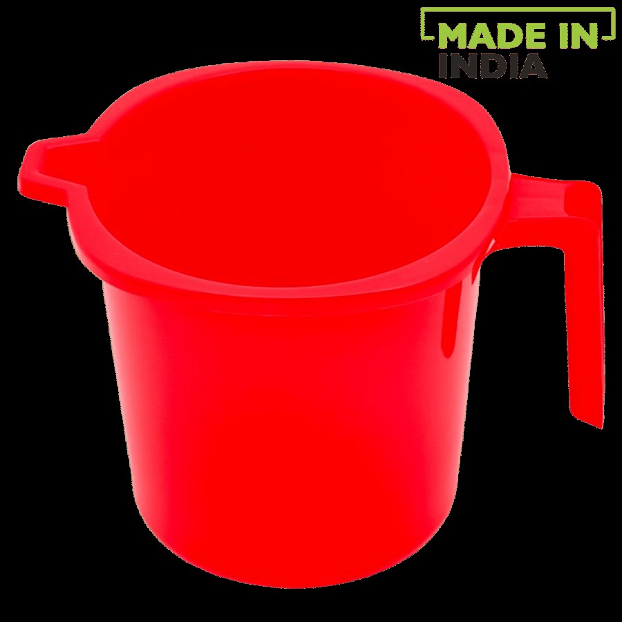 bb home Premium Plastic Bathing Mug - Sturdy & Durable