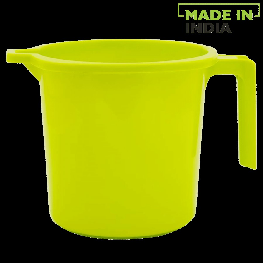 bb home Premium Plastic Bathing Mug - Sturdy & Durable