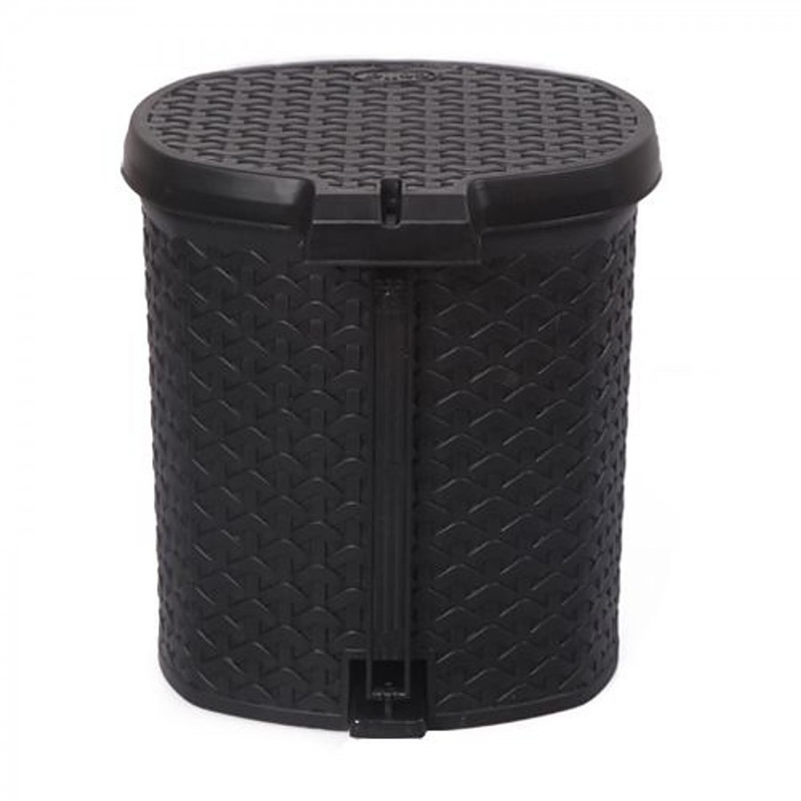 Cello Classic Plastic Dustbin - Black