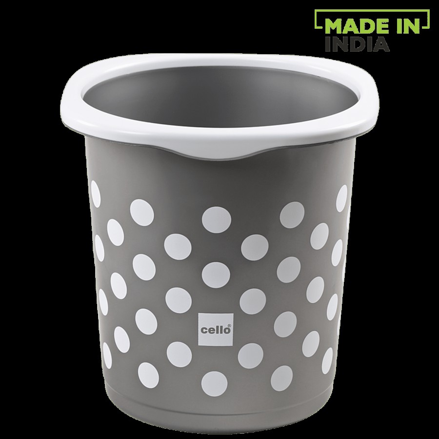 Cello Fusion Plastic Dustbin / Garbage Bin - Without Lid