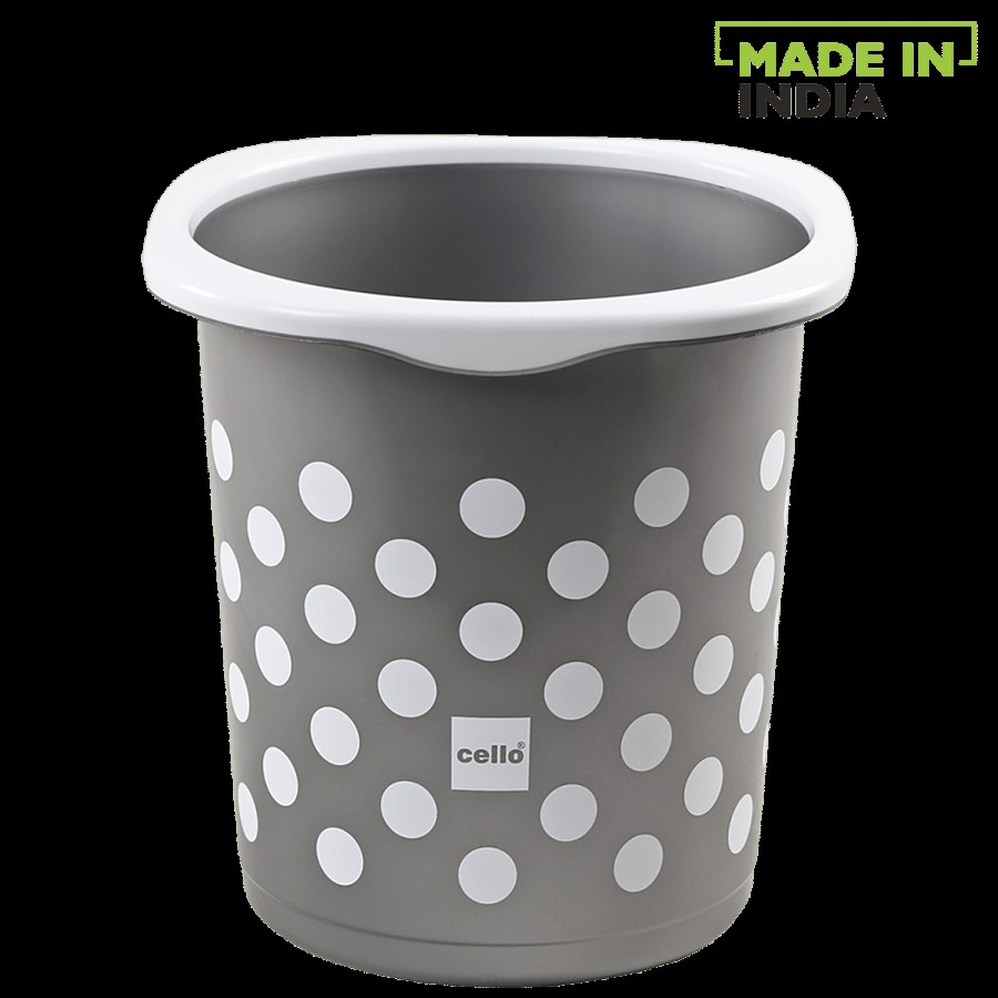 Cello Fusion Plastic Dustbin / Garbage Bin - Without Lid