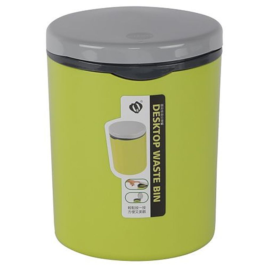 DP Plastic Desktop Waste Bin - Green