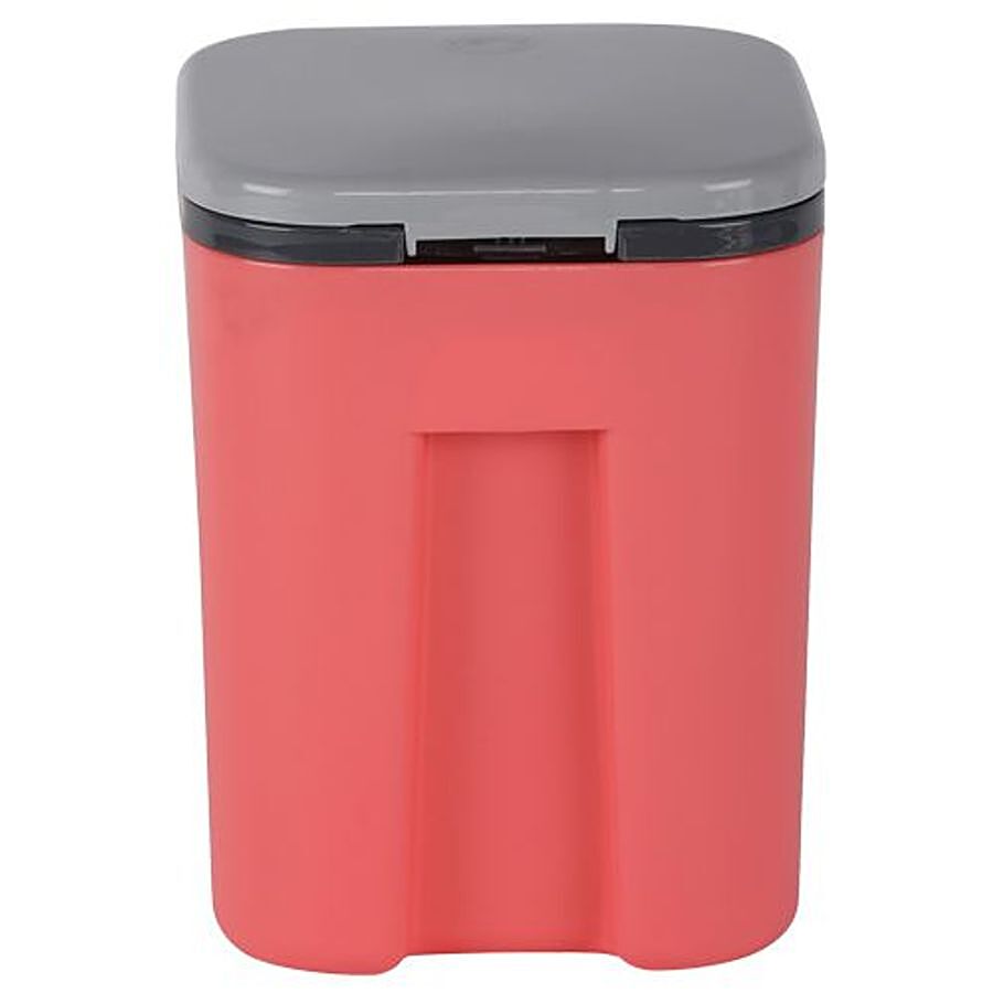 DP Plastic Desktop Waste-Dustbin - Pink