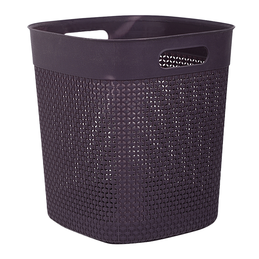 DP Plastic Dustbin - Dark Purple