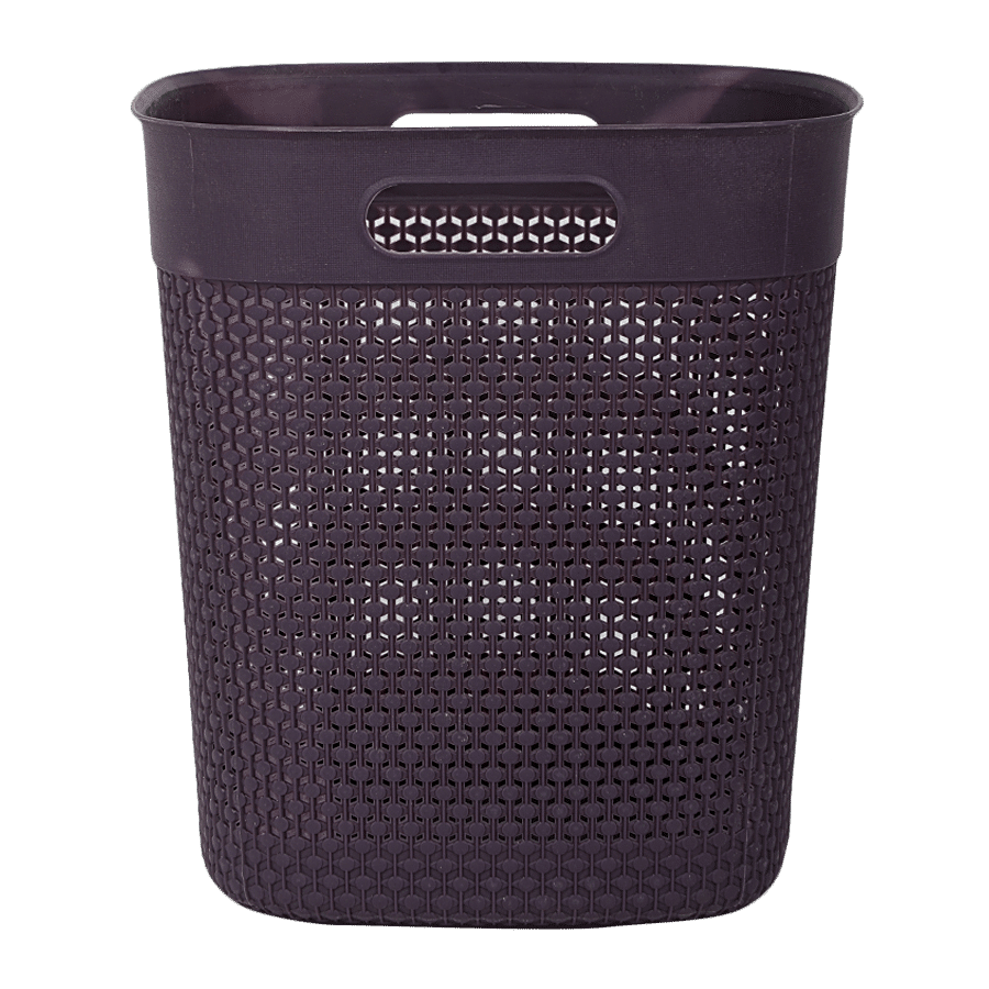 DP Plastic Dustbin - Dark Purple