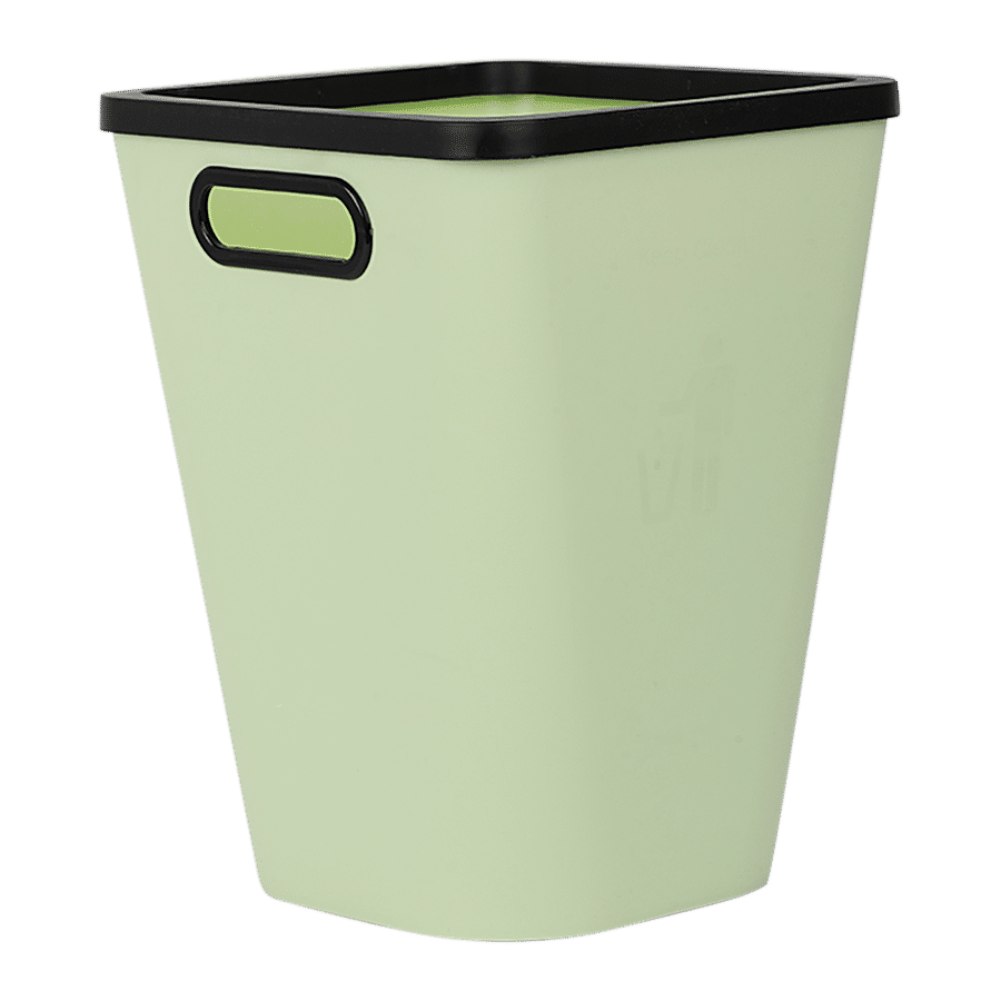 DP Plastic Dustbin - Green