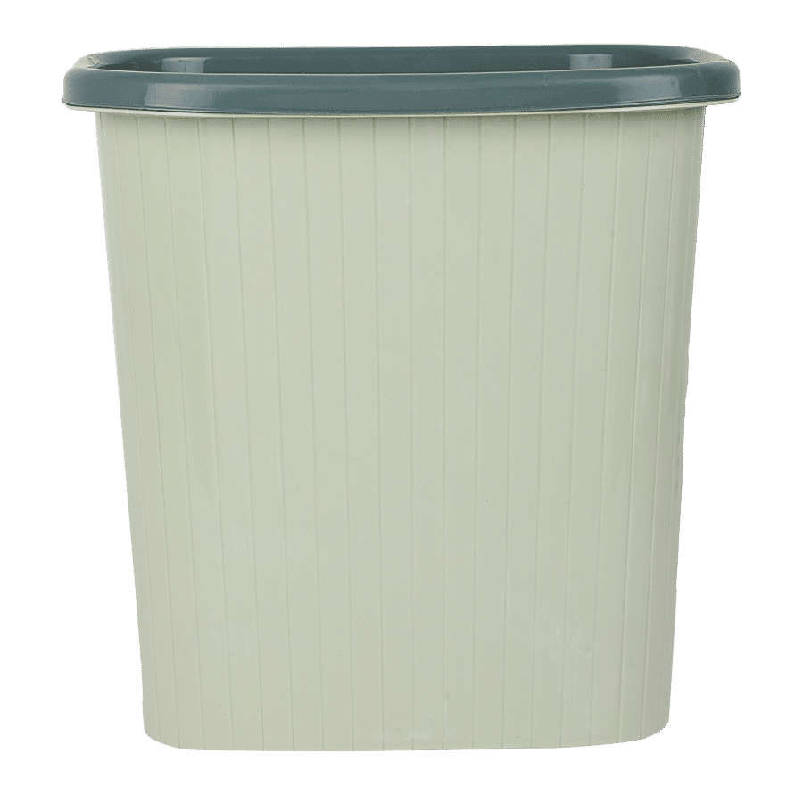 DP Plastic Dustbin - Green