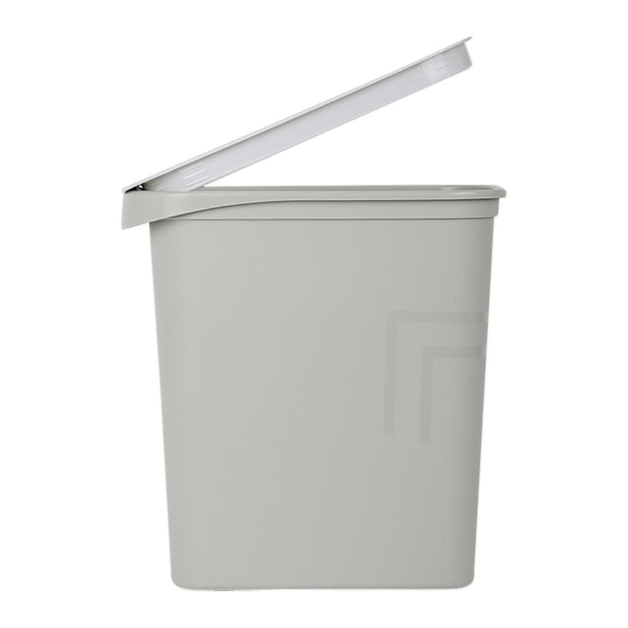 DP Plastic Dustbin - Grey