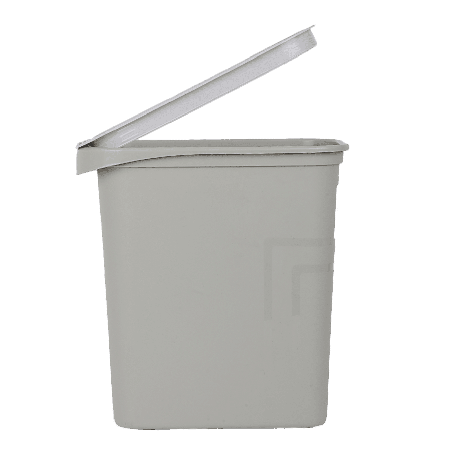 DP Plastic Dustbin - Grey