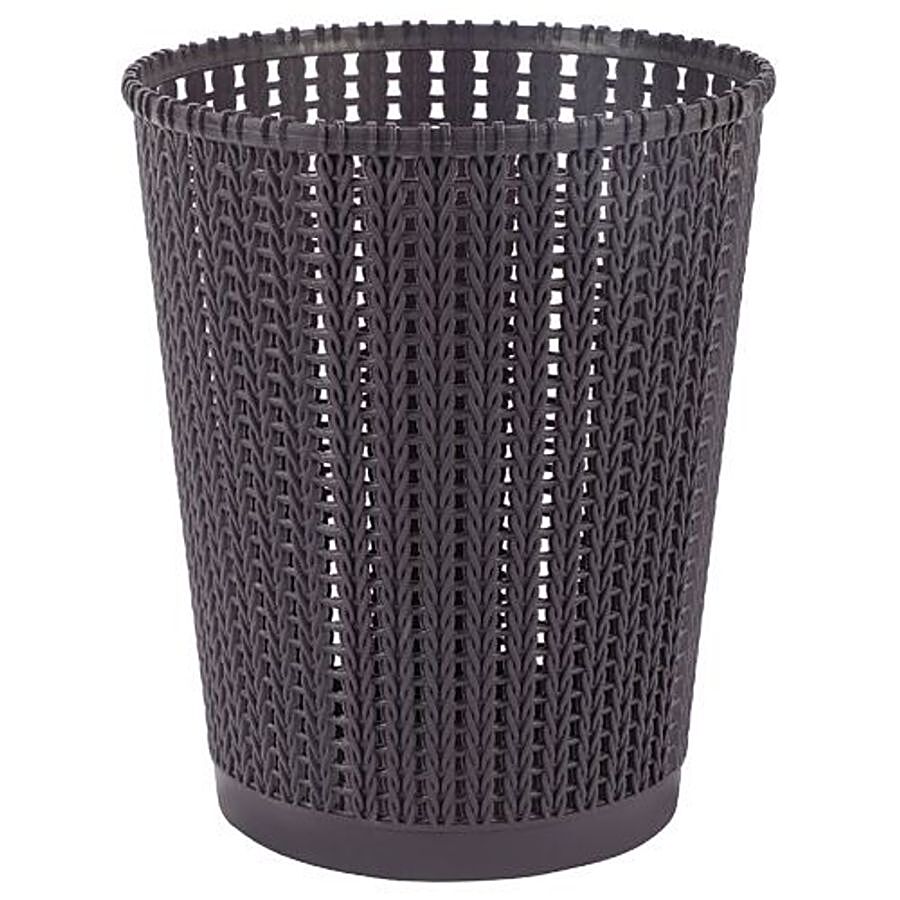 DP Plastic Dustbin/Basket - Dark Purple