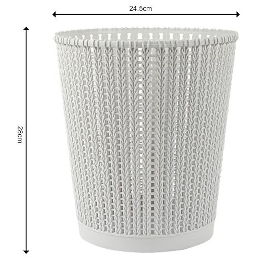 DP Plastic Dustbin/Basket - Grey