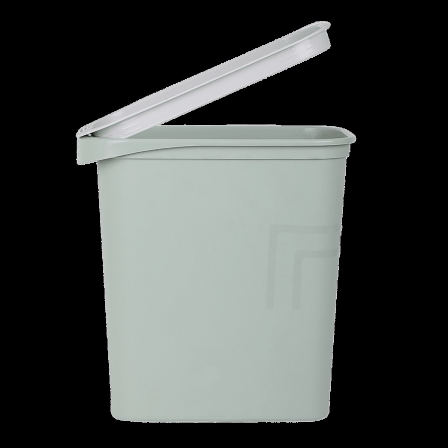 DP Plastic Dustbin - Green